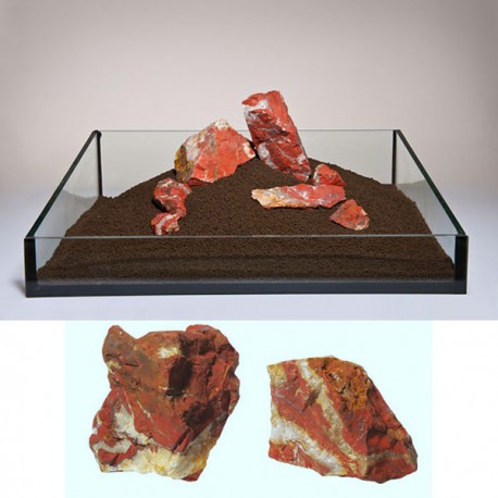 Pierre Red jasper (S072) le Kg 3,95 €