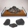 Pierre Black boulder (S036) le Kg