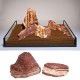 Pierres Fiery red rock S068 / kg 3,00 €
