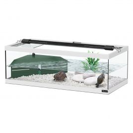 Aquatlantis tortum 75 cuve à tortues (Avec filtre interne) dimension (cm) 75x36x25 couleur blanc (sans éclairage) 89,00 €