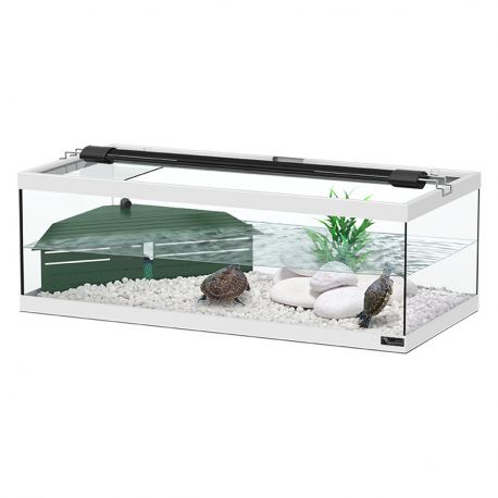 Aquatlantis tortum 75 cuve à tortues (Avec filtre interne) dimension (cm) 75x36x25 couleur blanc (sans éclairage) 89,00 €