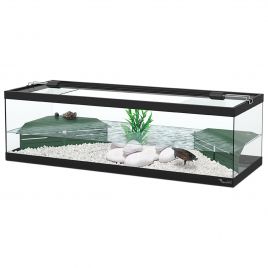 Aquatlantis tortum 100 cuve à tortues (Avec filtre interne) dimension (cm) 100x40x30 couleur noir (sans éclairage) 119,00 €