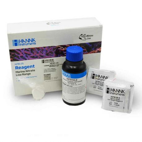 Hanna HI781-25 nitrate low range (LR) reagent set 25 test 20,60 €