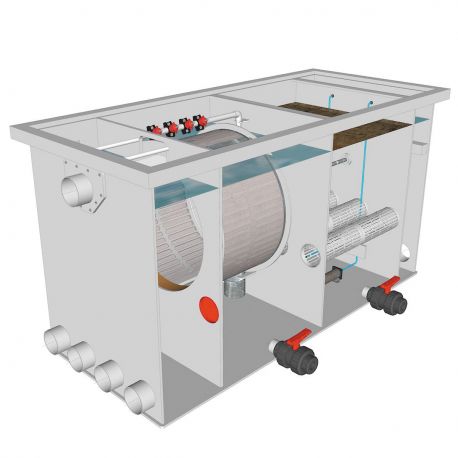 AquaKing Combi Filter 50/55 XL avec masses de filtration 