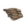 Chutes du Staubbach ardoise marron,droit  590 x 580 x 190mm