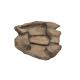 Cascade grand Canyon ardoise marron droit 900 x 800 x 200mm 279,00 €