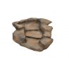 Cascade grand Canyon ardoise marron droit 900 x 800 x 200mm