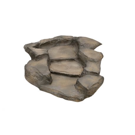 Cascade grand Canyon gris droit 900 x 800 x 200mm 