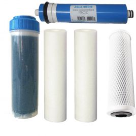 Aqua Medic kit de remplacement de cartouches pour osmoseur Platinum line plus (avec membrane)