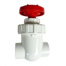 Vannes à vanne / vanne d'arrêt en PVC blanc / rouge 25mm 25,90 €