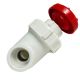 Vannes à vanne / vanne d'arrêt en PVC blanc / rouge 25mm