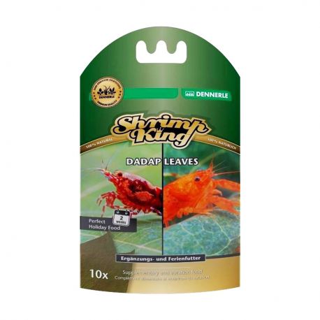Dennerle Shrimp King Dadap Leaves 10pc 7,40 €