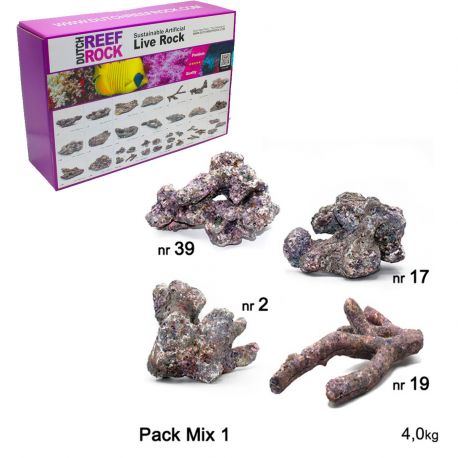 Dutchreefrock pack de pierres Mix 1 (4.0kg) 
