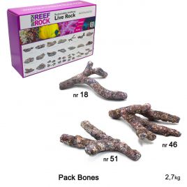 Dutchreefrock pack de pierres Pack Bones (2.7kg)