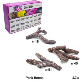 Dutchreefrock pack de pierres Pack Bones (2.7kg) 