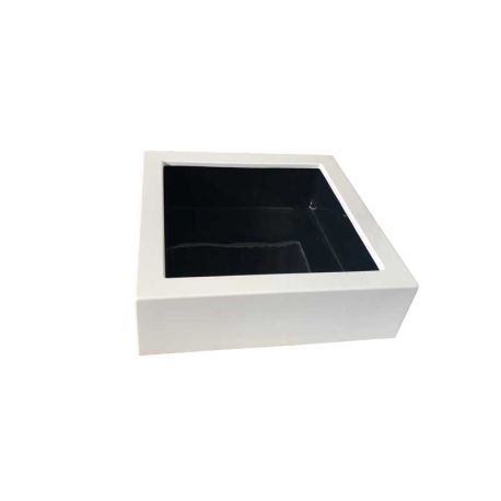 Cadre décoratif 400 x 100 x 50 cm CADRE BLANC 