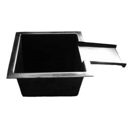 Bassin avec cascade 70 x 70 x 35cm 130 litres 