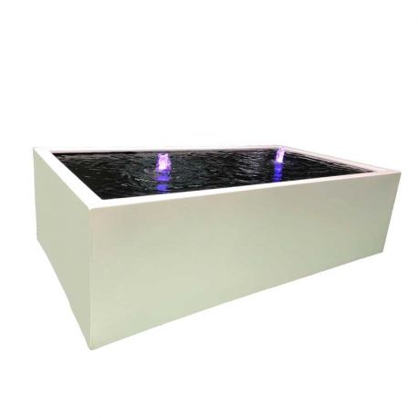 Table d'eau 200 x 110 x 53cm blanc, noir 2 660,65 €