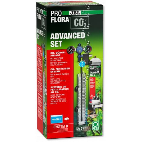 JBL PROFLORA CO2 ADVANCED SET U Kit complet de fertilisation au CO2. 
