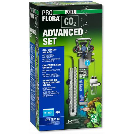 JBL PROFLORA CO2 ADVANCED SET M Kit complet de fertilisation au CO2. 
