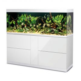 Oase aquarium HighLine Optiwhite 600 blanc (aquarium & meuble) + bon d'achats 10% plantes et poissons