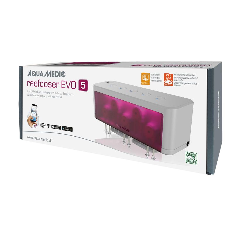 Aqua Medic ReefDoser EVO 5 Pompe de dosage librement calibrable et  contrlable par application