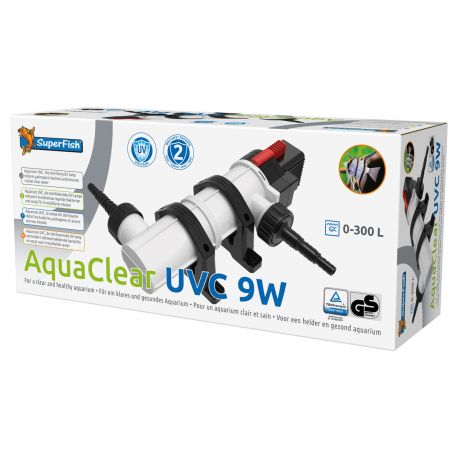 Superfish Aquaclear UVC 9w pour aquarium de 0 à 200 litres 68,00 €