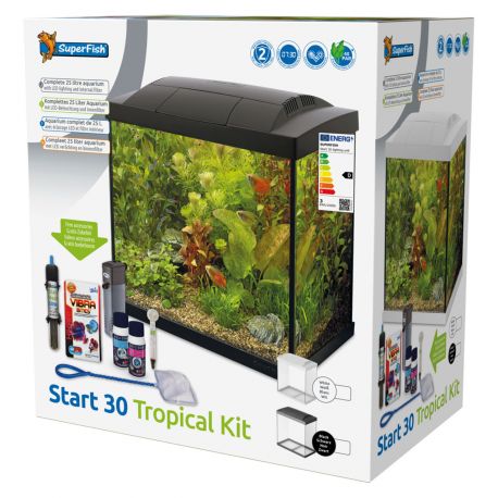 Superfish aquarium start 30 tropical kit noir 64,95 €