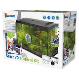 Superfish  aquarium start 70 tropical kit blanc