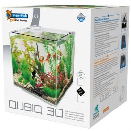 Superfish  aquarium qubiq 30 blanc