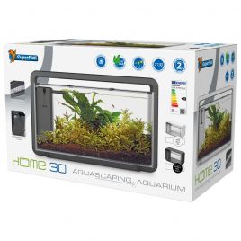 Superfish home 30 aquarium noir