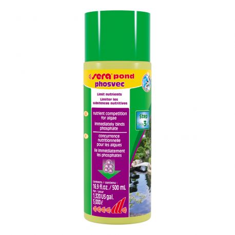 Sera pond phosvec 500 ml pour 5.000 litres 18,60 €