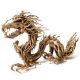 Artisanat en bois flotté - Dragon mythique - 90 x H60cm 1 600,00 €