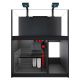 Red Sea aquarium Reefer™ 350 G2+ Deluxe - Noir (2 ReefLED 90 et 2 potences) 