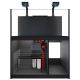 Red Sea aquarium Reefer™ 425 G2+ Deluxe - Noir (2 ReefLED 90 et 2 potences) 