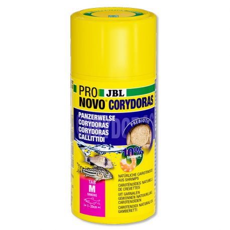 JBL PRONOVO CORYDORAS TAB M Comprimés alimentaires pour Callichthyidés de 1 à 20 cm 100ml 9,20 €