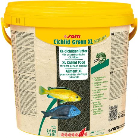 Sera cichlid green XL Nature 10 litres (3.6kg) 72,90 €