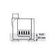 NEWA Micro 320 pompe à eau réglable de 120 à 320 l/h 