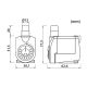 NEWA Jet 600 pompe à eau submersible réglable de 200 à 550 l/h  
