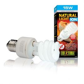 Exo Terra Natural light ION ampoule désodorisante 15w culot E27 