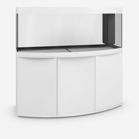 Juwel aquarium Vision 450 led (2 x led 1200mm)  blanc avec meuble avec portes 