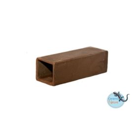 Ceramic Nature Grottes d'élevage rectangle Medium marron 11x4x3,5cm