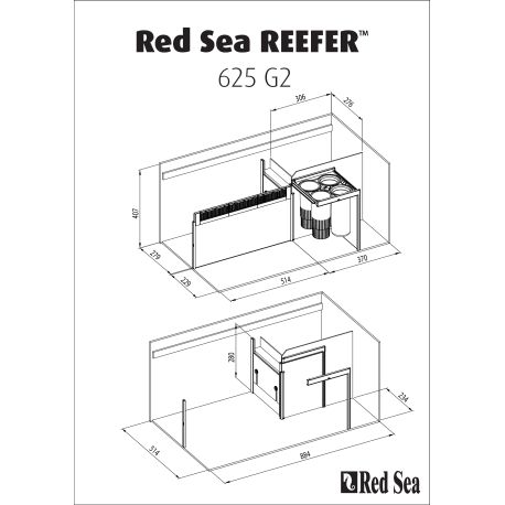 Red Sea - REEFER™ XXL 625 G2 Décantation 725,00 €