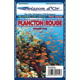 Aliment surgelé Plancton Rouge 100gr