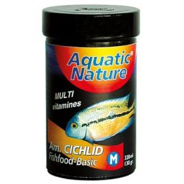 Aquatic Nature Cichlid Fishfood-basic medium 320ml 130gr
