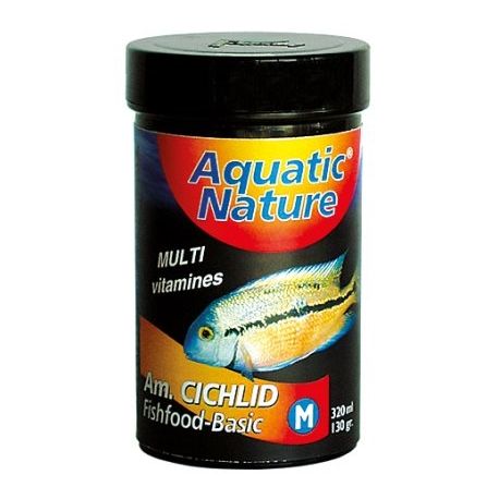 Aquatic Nature Cichlid Fishfood-basic medium 320ml 130gr