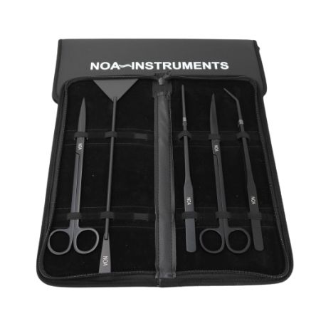 Aqua Noa Kit Aquascaping Tools Noir 