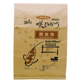 Saki-Hikari Growth Large Pellets 15kg + Bac de stockage offert