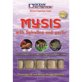 Ocean Nutrition Mysis spiruline + ail  100gr par lots (ouvrir l'article pour découvrir les options)