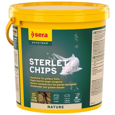 Sera Pond Sterlet chips 3,8l 33,50 €